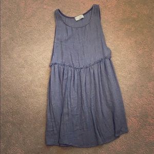 Linen mini dress